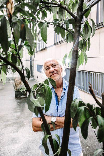 Le dessinateur Derib au Capitole à l'occasion de l'ouverture du festival BDFIL, le 15 septembre 2016. ©Carine Roth / Cinémathèque suisse