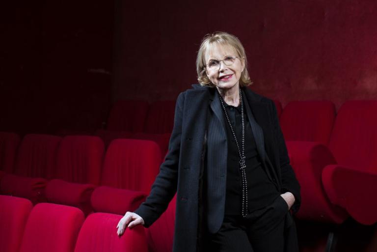 L'actrice française Bulle Ogier, venue présenter "La Salamandre" d'Alain Tanner au Capitole, le 2 mars 2016, à l'occasion de la soirée de lancement du cycle "Le roman(d) du cinéma suisse" sur Ciné+. ©Samuel Rubio / Cinémathèque suisse