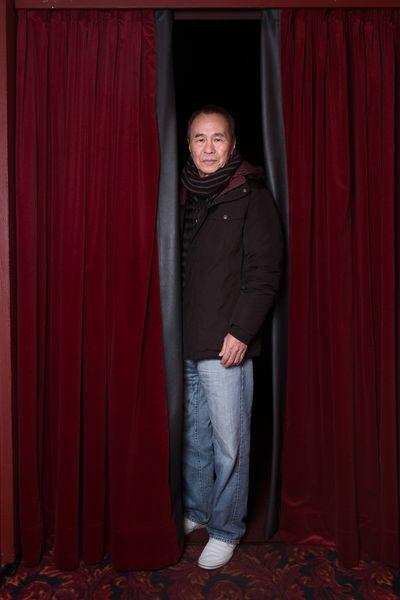 Le cinéaste taïwanais Hou Hsiao-hsien au Capitole, à l'occasion de l'avant-première de son film "The Assassin", le 22 février 2016. ©Samuel Rubio / Cinémathèque suisse